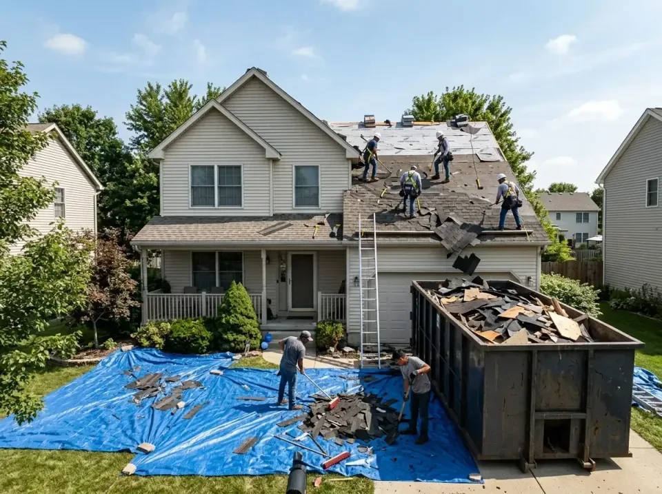 roof-replacement-debris-remova-004 — frequently asked questions, Cheapest Dumpster Rentals in Lake of the Pines, CA